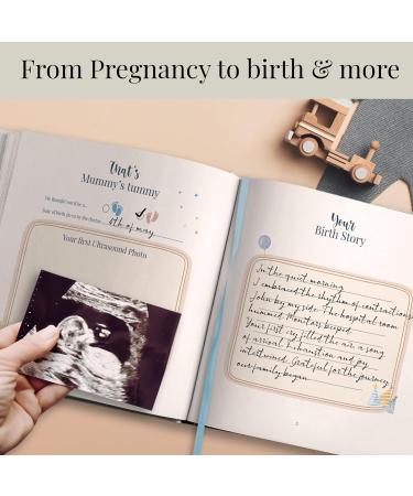 Pregnancy Journal and Baby Memory Book - Perfect Gift for Baby Showers - Parent's Diary for Expectant Parents | Includes Family Tree, Milestones, and Monthly Celebrations - Buy Online on GoSupps.com