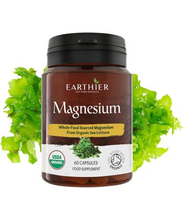 Organic Magnesium Whole Food Sourced & Certified by Soil Association Vegan Capsules - Buy Online on GoSupps.com