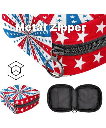 Muoooum Women s Bands Storage Bags - Portable Menstrual Cup & Pad Pouch in Watercolor Orange Green Stripes | Ideal for Teens & First Periods - Buy Online on GoSupps.com