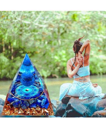 Ogan Chakra Moonstone Crystal Pyramid Energy Tower - Wealth & Wisdom Generator (Color B) - Buy Online on GoSupps.com