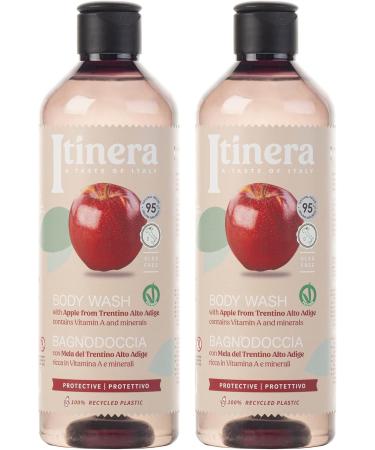  sarcia.eu ITINERA - Apple Trentino protective shower gel 95% natural ingredients 370 ml 1 piece - Buy Online on GoSupps.com