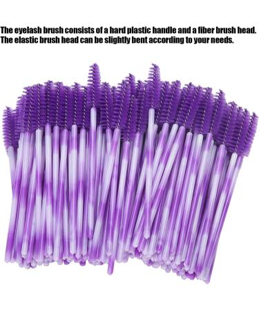 Eyelash Brush Elastic Mascara Brush 200pcs for Women Girls(Dark purple) - Buy Online on GoSupps.com
