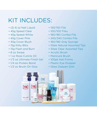 Get Started with Young Nails Professional Kits for Home Nail Care - Ultimate Acrylic Kit for Beginners & Professionals - Buy Online on GoSupps.com