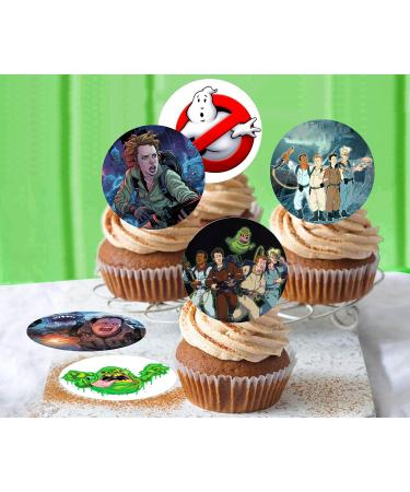 Pre-Cut Ghostbusters 2A Edible Stand up Wafer Paper Cupcake Toppers Cake Decorations Birthday Party (12) - Buy Online on GoSupps.com