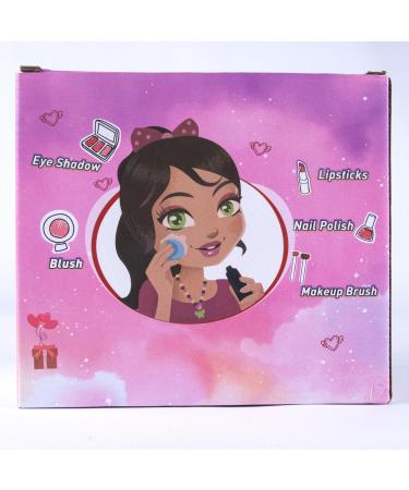 Foodwork Set for Girls | Washable Kids Makeup Case | Perfect Birthday & Holiday Gifts for Girls Aged 4-12 - Pink - Buy Online on GoSupps.com