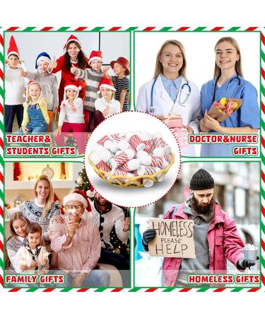 50 Pcs Christmas Lip Balm Bulk Mini Candy Cane Peppermint Flavor Lip Balms Bulk Christmas Stocking Stuffers Xmas Party Gifts Small Thank You Employee Appreciation Gifts for Women Men (Candy) 50 Candy - Buy Online on GoSupps.com