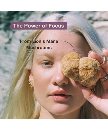 Organic Lion's Mane Focus Powder - 2.12 oz | Non-GMO, Vegan, Kosher, Gluten-Free, Keto, Dairy-Free - Buy Online on GoSupps.com