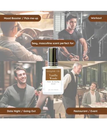 Vanilla Woods Natural Hair & Body Mist Spray Pure Essential and Fragrance Oils Alcohol-Free Handmade in California 0.5Fl Oz Vanilla Woods 0.5 Fl Oz - Buy Online on GoSupps.com