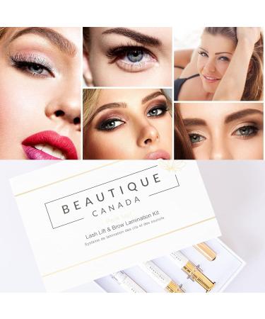 Beautique Canada Professional lash lift kit Brow and Eyebrow lamination and Tinting kit last up to 6-8 weeks(Uses - 25 to 30 times) - Buy Online on GoSupps.com