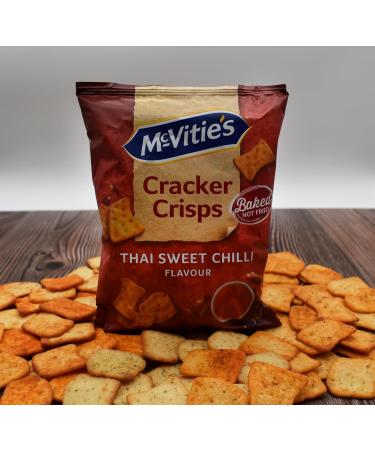 Buy McVities Cracker Crisps Thai Sweet Chilli - Crispy Oven-Baked Snacks 14x110g - International Shipping - Buy Online on GoSupps.com