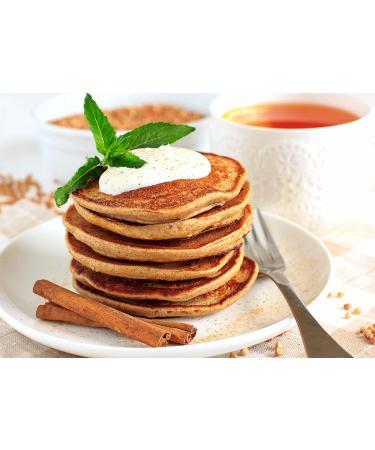 Organic Whole Grain Buckwheat & Oat Flour Blend - 1lb | Non-GMO, Vegan, Fine Meal | All Purpose Flour for Baking - Bulk - Buy Online on GoSupps.com
