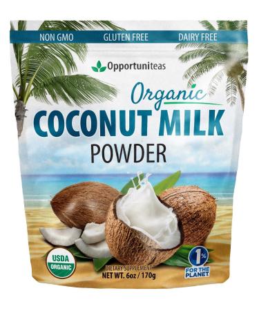 Coconut Milk Powder Organic - Non Dairy Vegan Creamer For Coffee, Tea, Smoothies, Yogurt, Baking & Cooking - Pure, Full Fat & Unsweetened For Keto & Paleo Diet - Dried & Powdered at a Low Temperature