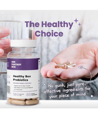 Healthy Box Probiotics - Vaginal Care Advanced Formula for PMS Relief Hormonal Balance & UTI Prevention | International Shipping - Buy Online on GoSupps.com