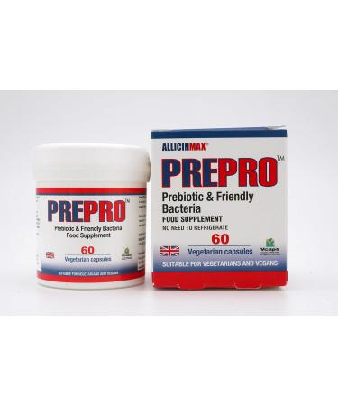 Allicin PREPRO Prebiotic with Allisure 60 Veg Caps - Boost Gut Health and Immunity - Buy Online on GoSupps.com