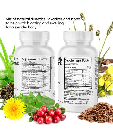 3pk Detox Cleanse Bundle for Weight Management | Colon Cleanser + Water Loss Pills with Dandelion, ACV & Probiotics | Full Body Detox for Flat Stomach, Waist Reduction & Metabolism Restart | Bloating Relief - Buy Online on GoSupps.com