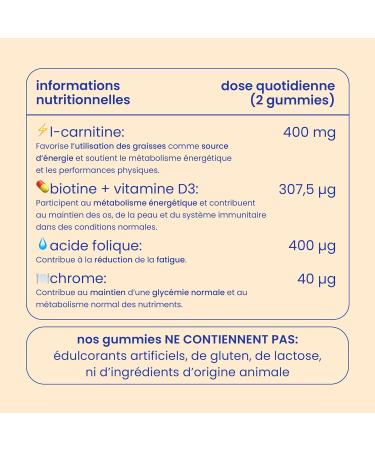 Jelly Pills Sports L-Carnitine 60 gummies v ganes 400 mg de L-carnitine par portion M tabolisme nerg tique et fonction musculaire Vitamines D3 B7 B9 et chrome Saveur orange 13 5 kcal pa - Buy Online on GoSupps.com