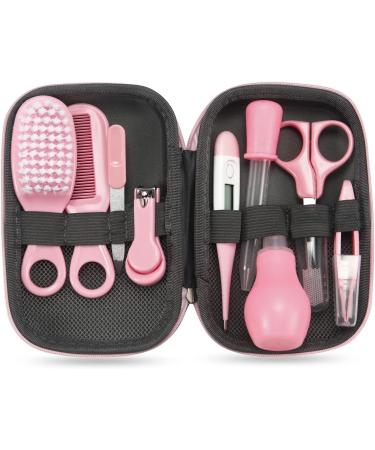 PandaEar Baby Healthcare and Grooming Kit Set - Pink Nursery Care Essentials - Buy Online on GoSupps.com