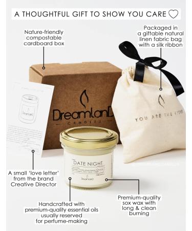 Buy Handcrafted Scented Jar Candle with Wooden Wick | Strong Coconut Aromatherapy Candle Gift for Home Decor - Perfect for Date Night - Buy Online on GoSupps.com