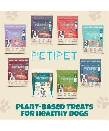 Petipet Bladder Booster Cranberry Supplement for Dogs - Helps Support Urinary Tract Bladder Kidney Health - Dog UTI Treatment - Vegan Dog Treats Made with Cranberry Extract Real Fruit and Vegetables - Buy Online on GoSupps.com