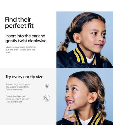 Loop Engage Kids Earplugs (6-12 yrs) – Reusable Noise Sensitivity Ear Plugs  for Home, School, Playtime & Beyond | Kids Ear Plugs for Focus, Anxiety 