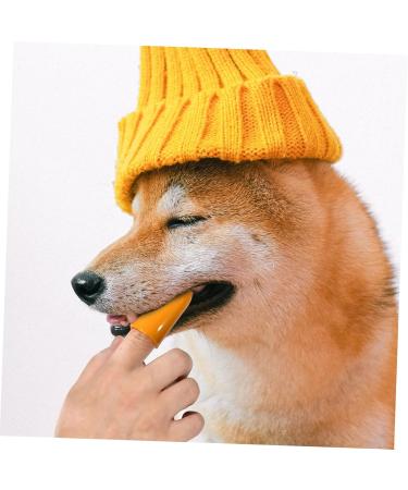 BESPORTBLE 1 Set Pet Toothbrush Dog Care Toothbrush Dog Teeth Cleaning Stick Dog Toothpaste Pp Orange - Buy Online on GoSupps.com