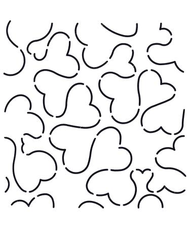 Quilting Creations Heart Stipple Quilt Stencil