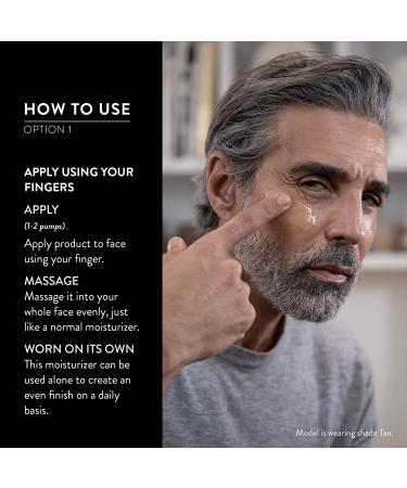 War Paint Men's Tinted Moisturiser - Cruelty-Free Vegan Makeup for Men - 5 Shades (Light) - Made in UK - Buy Online on GoSupps.com