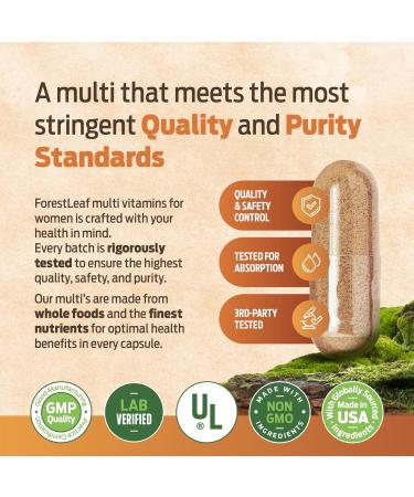 ForestLeaf Daily Vitamin Multivitamin for Men Multi-Vitamin for Men - Mens Multivitamins & Multiminerals Supplement | All Essential Vitamins Needed for Health Longevity & Energy | 60 Veg Caps Men 60 Count (Pack of 1) - Buy Online on GoSupps.com