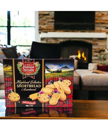 Highland Specialty Traditional Scottish Shortbread Cookies 500g Box Assorted Shapes (1) - Buy Online on GoSupps.com