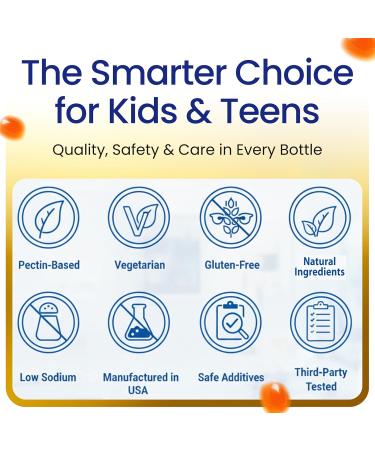 Kids Eye Vitamins - Eye Health Gummy for Kids & Teens Lutein Gummies 12mg with Zeaxanthin 30 Easy-to-Chew Mango Flavor Gummies - Natural Vegan and Non-GMO Formula - Buy Online on GoSupps.com