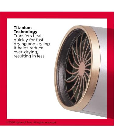 Revlon 1875W Titanium Hair Dryer - Fast Drying Technology, 1 Count (Pack of 1) - Buy Online on GoSupps.com