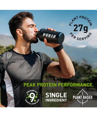 PURIS Pea Protein Powder Plant-Based Vegan | 27g Per Serving | Dairy Soy and Gluten-Free | Clean Label Non-GMO | Smooth Neutral Taste | 2 Pounds (1 Pack) Unflavored 2 Pound (Pack of 1) - Buy Online on GoSupps.com