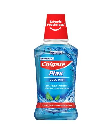 Colgate Mouthwash Plax Cool Mint 250ml - 6 Pack Fluoride Rinse for Plaque & Bad Breath Protection - International Shipping Available - Buy Online on GoSupps.com