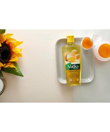 Vatika Naturals Egg Protein Deep Conditioning Hair Oil - 200g | Repair & Strengthen Hair Naturally - Buy Online on GoSupps.com