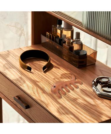 Buy Sewoart Fish-Shaped Jade Wooden Massage Comb Scalp Care Face Scratch Relief & Hair Removal Tool - Buy Online on GoSupps.com