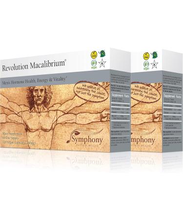 Revolution Macalibrium - Natural Gelatinized Maca Supplement for Men's Hormone Health Energy & Strength - 240 Vegan Capsules (120-Day Supply - Buy Online on GoSupps.com