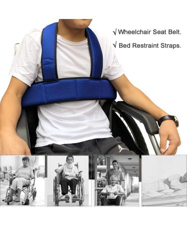 Wheelchair Seat Belt Torso Support Vest for Patient  Elderly & Disabled  Adjustable Full Body Harness Prevent Tilting or Falling & Keep User Upright  Chest Waist Band with Easy Release Buckles - Buy Online on GoSupps.com