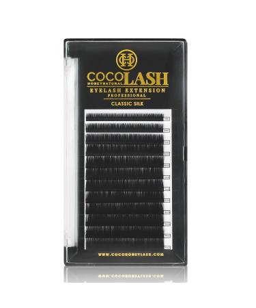 COCO Honey Lash Eyelash Extensions  Classic J Curl  0.07mm   Faux Mink Individual Lash Extensions (Length: 8mm / 10mm / 11mm / 12mm / 13mm / Mix) (8mm)