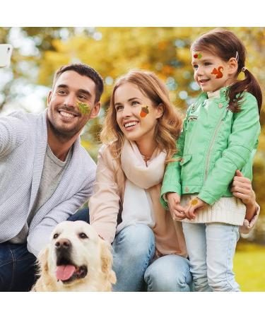 288 Fall Temporary Tattoos for Kids - Pumpkin, Leaves, Scarecrows - Thanksgiving Theme Party Supplies - Buy Online on GoSupps.com