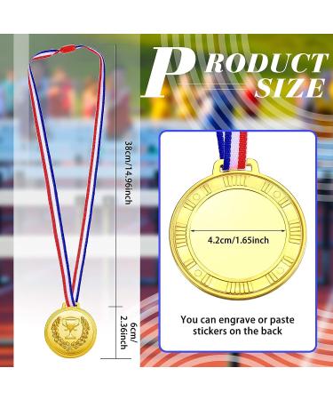 30 Gold Olympic Medals 2.36 Inch - Sports Awards for Kids & Adults - Soccer, Football, Gymnastics - Competition & Party Favors - Buy Online on GoSupps.com