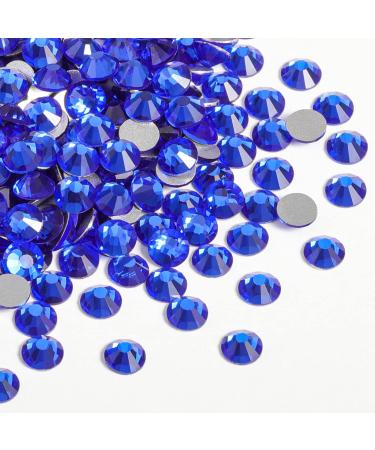 Beadsland 1440 Pieces Sapphire Blue Flat Back Rhinestones for Nails - SS6 Nail Crystals - Buy Online on GoSupps.com