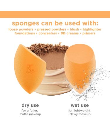 Real Techniques Miracle Complexion Sponges - 4 Pack by Samantha Chapman | Flawless Makeup Application - Buy Online on GoSupps.com