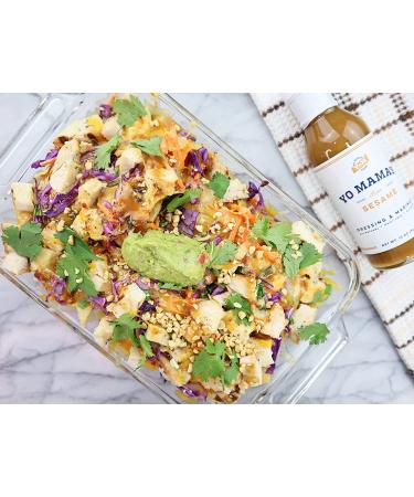 Yo Mama's Foods Gourmet Natural Asian Sesame Dressing & Marinade | 2 Large Bottles | Low Carb, Low Sodium, Gluten-Free & Non-GMO Tamari | 13 oz (Pack of 2) - Buy Online on GoSupps.com