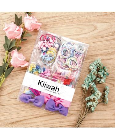 154pcs Girls Hair Accessories Set - Clips, Ties, Barrettes, Bows for Baby & Little Girls - Set 1 - Buy Online on GoSupps.com