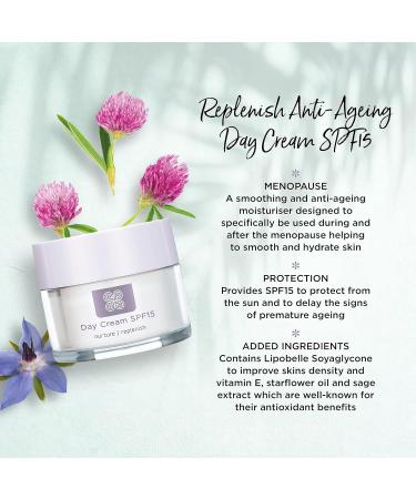 Healthspan Anti-Ageing Day Cream SPF15 (50ml) | Combat the effects of lower oestrogen levels | Phytoestrogens | Hydrate & Improve Skin Elasticity | Reduce Lines & Wrinkles | Brighter Complexion - Buy Online on GoSupps.com