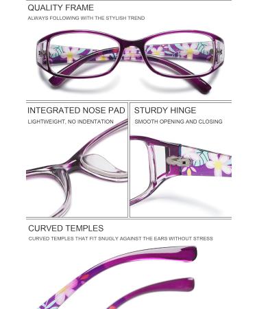 Vevesmundo Women s Vintage Reading Glasses Set - Floral & Cat Designs Diopters 1.0 to 6.0 4 Stylish Colors - Buy Online on GoSupps.com