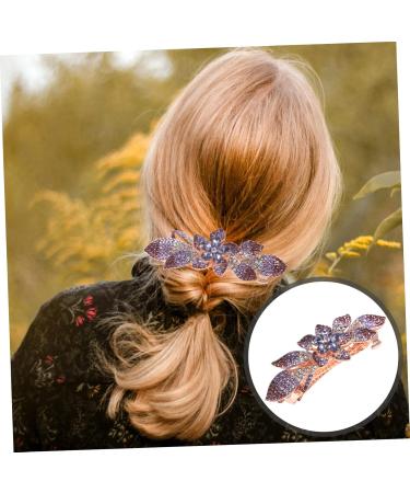 DOITOOL Rhinestone Hair Clip Hairstyle Hairpin Women's Hair Clips Elegant Hair Clip Ladies Hair Clip Hair Pin Hair Barrettes Aesthetic Hair Accessories Metal Hair Clip Spring - Buy Online on GoSupps.com