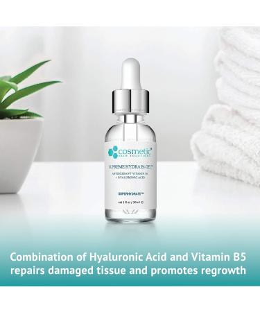 Supreme Hydra B5 Gel - 1 oz | Ultra-Hydrating HA Gel with Vitamin B5 | Antioxidant-Rich Formula | Deep Moisturization - Buy Online on GoSupps.com