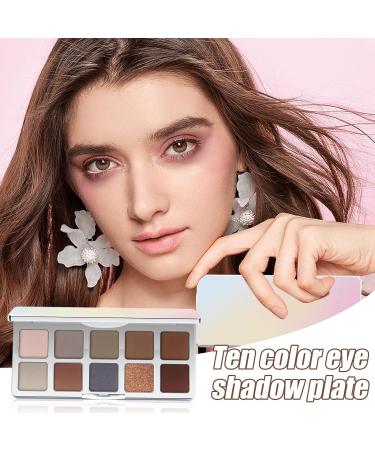 Eyeshadow Palette 10Colors Blendable Beauty CosmeticsEyeshadow Palette for Travel and Makeupfor Women Wife Girlfriend Mom BD401 - Buy Online on GoSupps.com