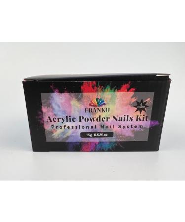 EBANKU Professional Acrylic Powder Set - 24 Colors for Nail Extension & Carving | Long-Lasting, No Lamp Needed - Buy Online on GoSupps.com